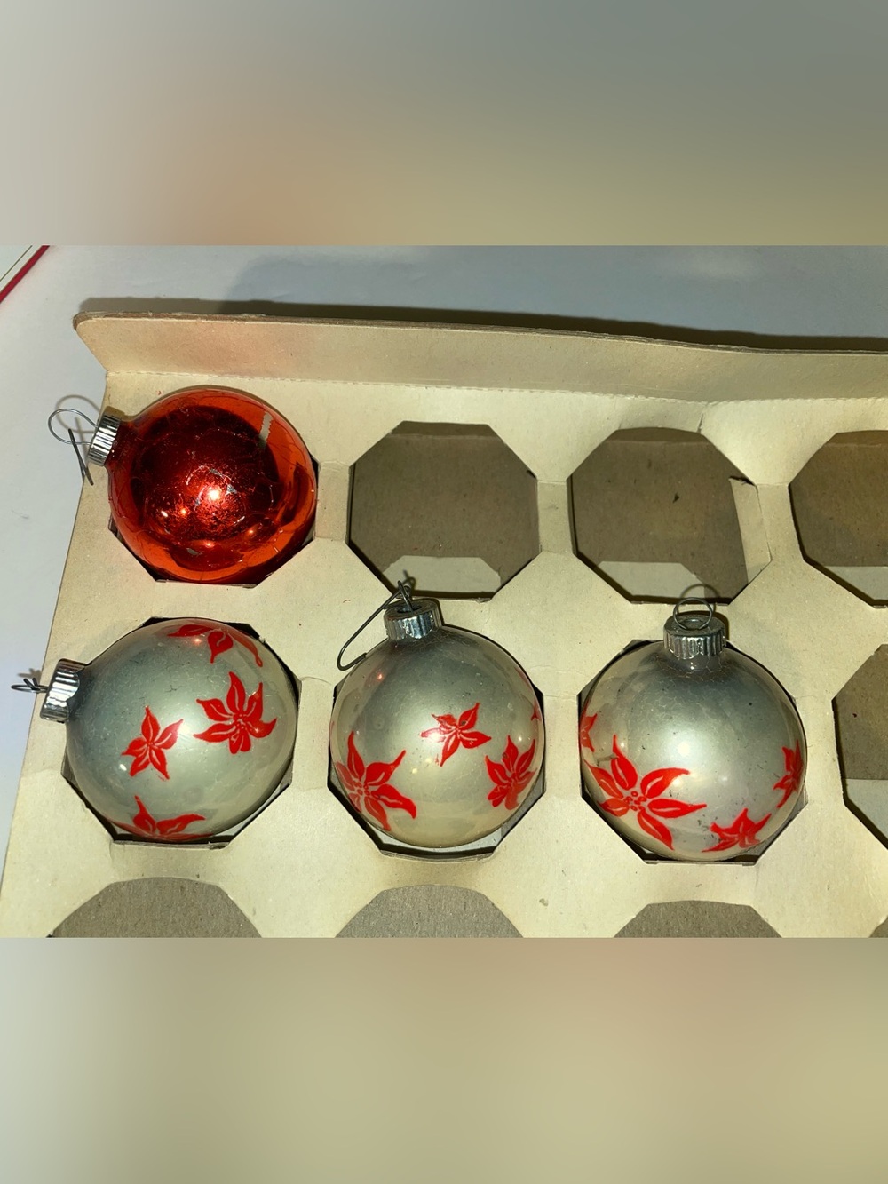 Vintage Shiny Brite Christmas Ornaments